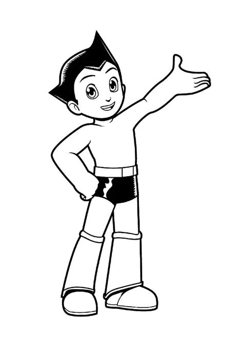 Astro Boy - Free Colouring Pages