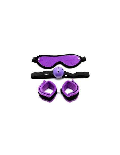 Rimba Soft Purple Bondage Set