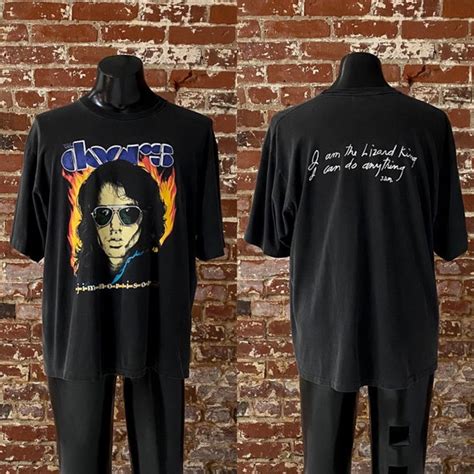 S The Doors Jim Morrison Lizard King Promo Tee Vintage Etsy