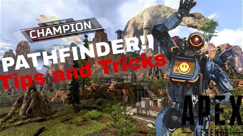 Pathfinder Tips And Tricks Gameplay Apex Legends Ps4 Youtube