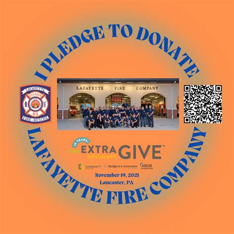 Will you pledge to support your Lafayette Volunteers on this National