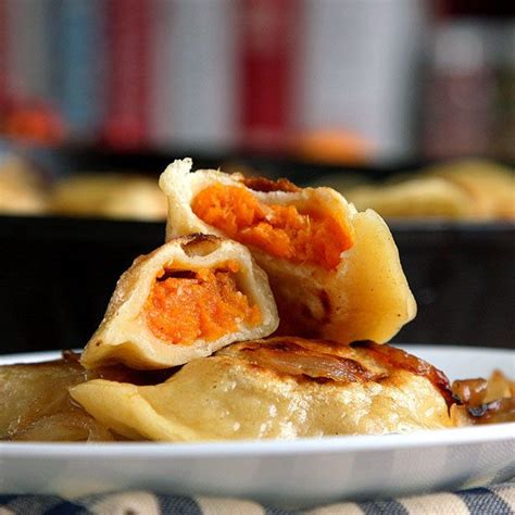 Maximize the space in your hot oven by roasting several sweet potatoes at once. Homemade Sweet Potato Pierogies | Food, Food recipes ...