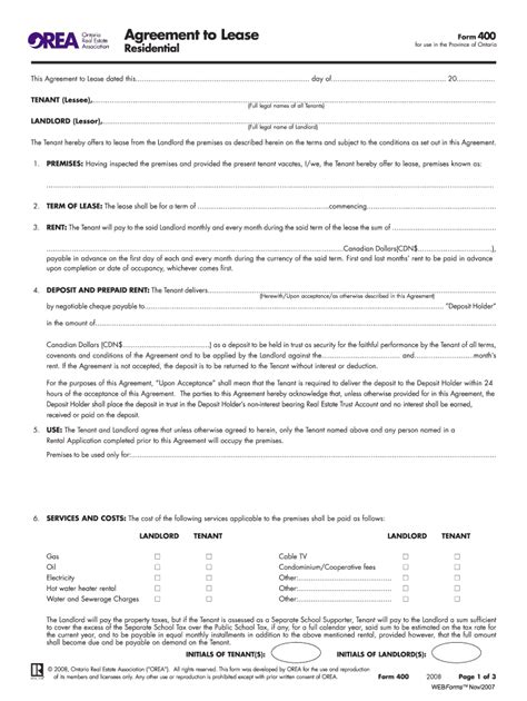 Orea Form 400 Fill And Sign Printable Template Online Us Legal Forms