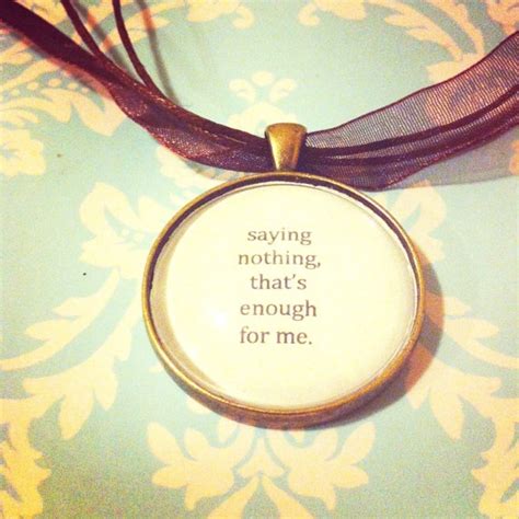 If you like bon iver, you may also like: Bon Iver Quote Necklace by TheWordsINeverSaid on Etsy, $10.00 | Necklace quotes, Bon iver quotes ...