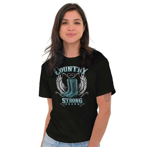 Brisco Brands Country Strong Ladies Tshirts Tees T For Women Western