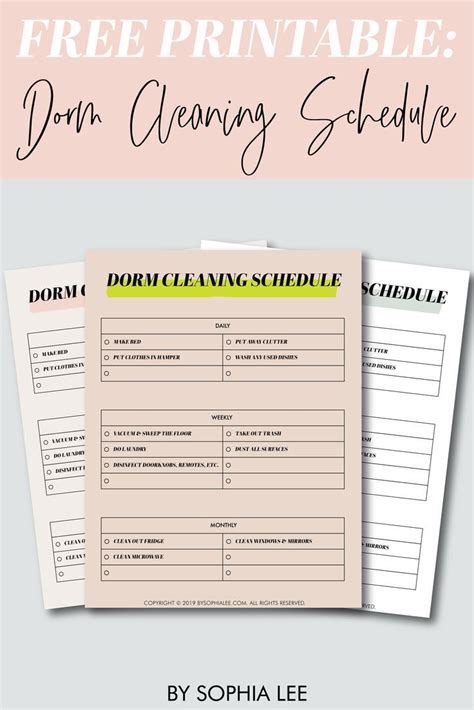 All you have to do is to gather all roommates to have a conversation about the same and try to make them understand the wisdom of your liberty and the rightful right of yours to live on your conditions withour harassing any. The Best Dorm Cleaning Schedule (FREE PRINTABLE) (With ...