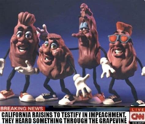 Heard It Thru The Grapevine California Raisins Grape Vines Artwork