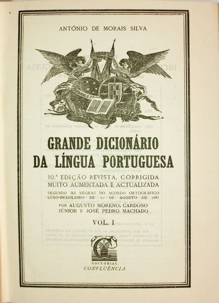 Grande DicionÁrio Da LÍngua Portuguesa Von Morais Silva António De