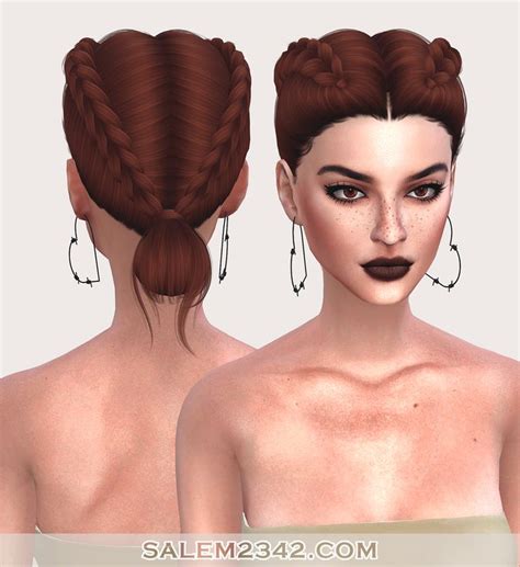 Salem2342 Nightcrawler`s Lush Hair Retextured Sims 4 Hairs Sims 4