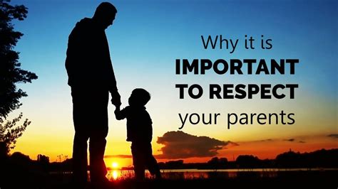 These quotes portray the reality and whether they are 'thank you' quotes, quotes on love and care, quotes about appreciating your parents, or respect parents quotes from daughter or son. Why it is important to respect your parents | spiritual ...