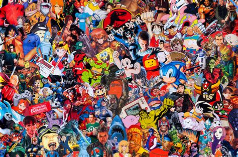 Pop Culture Character Collage 787x520 Download Hd Wallpaper