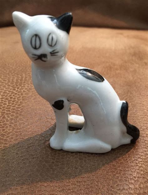 Cat Figurine Wacky Cool Etsy Cool Cats Figurines Cats