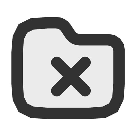 Folder X Vector Svg Icon Svg Repo
