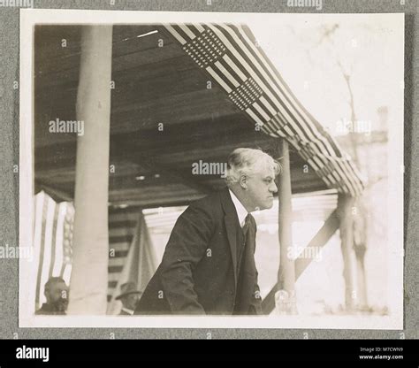 Attorney General Alexander Mitchell Palmer On Flag Draped Podium During