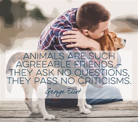 Words by George Eliot | Animal lover quotes, Animals love quotes, Dog