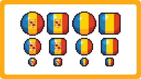 Pixel Art Flags Of The World By Reff Pixels