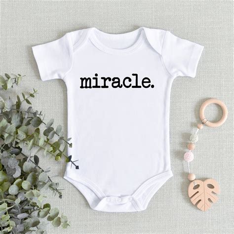 Miracle Onesie Baby Bodysuit Unisex Baby Clothes Baby Etsy
