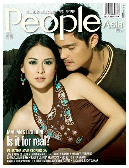 dingdong dantes and marian rivera people asia magazine [philippines] february 2008 marian
