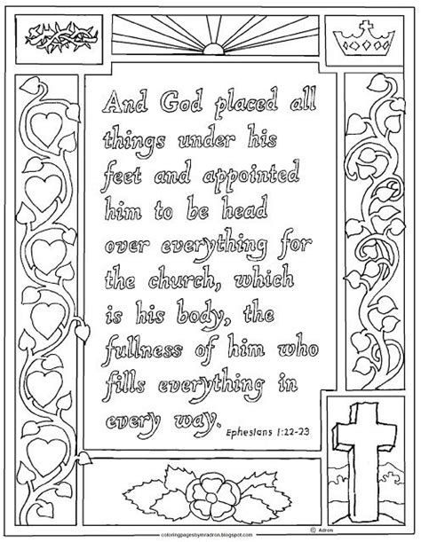 Ephesians 4 Coloring Pages