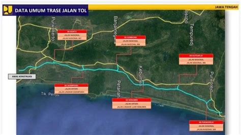 Daftar Desa Di Cilacap Yang Akan Dilewati Proyek Tol Cilacap Yogyakarta Di Antaranya Di