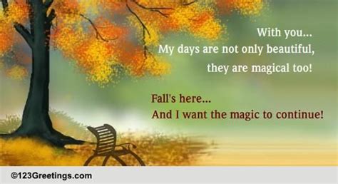A Romantic Fall Free Magic Of Autumn Ecards Greeting Cards 123