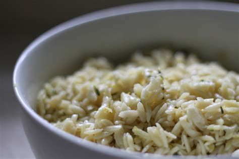 Lemon Thyme Orzo Brittany S Pantry Brittany S Pantry