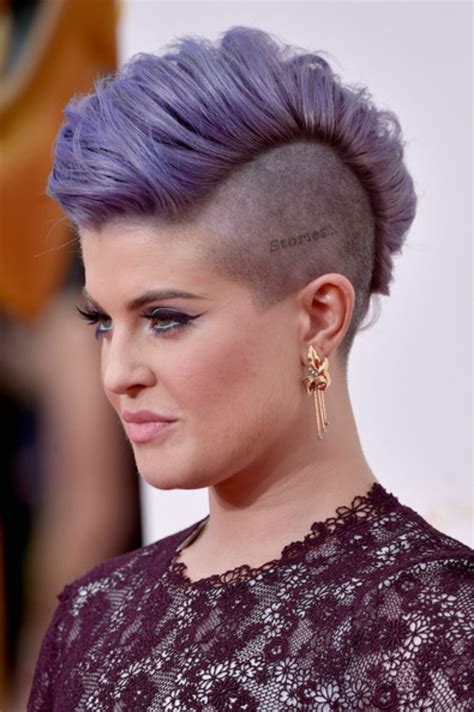 70 Most Gorgeous Mohawk Hairstyles Of Nowadays Mohawk Hairstyles Kelly Osbourne Hair Trendy