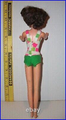 Vintage Barbie Mod Francie 1170 Tnt Twist Turn Brunette Short Flip