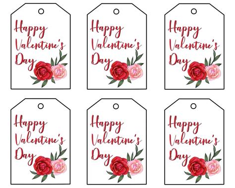 10 Awesome Valentine Gift Tags Printable