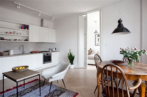 Small Private Apartment In Warsaw Gets A Bright And ... The open floor plan layout featuring a large open space and plenty of light is high on the wish list once you have a general idea of your zones, check out these gorgeous open floor plan spaces for want to see how you can take a small open box and turn it into a fabulous small and open floor plan?