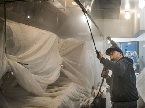 Professional cleaning companies charge an average of $40/hr to clean a commercial kitchen. Commercial Kitchen Hood Cleaning NYC IMGP8864 (1) - Done ...