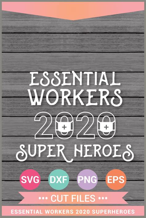 Essential Workers 2020 Superheroes Svg Cut Files Cricut Etsy