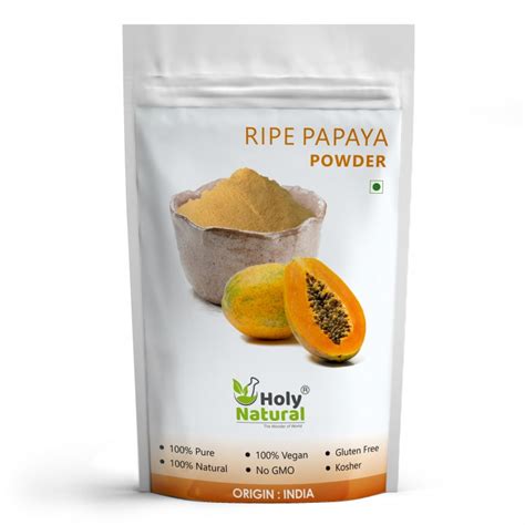 Ripe Papaya Fruit Powder Holy Natural