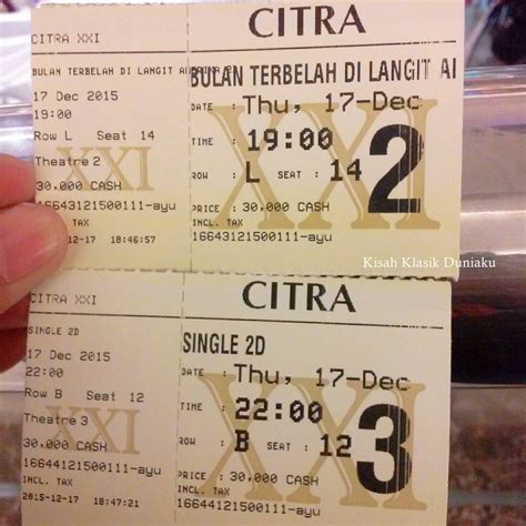 Harga Tiket Nonton Di Ccm Hari Ini Terbaru