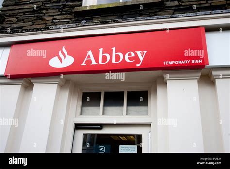 Abbey National Before Rebranding To Santander Bank Stock Photo Alamy