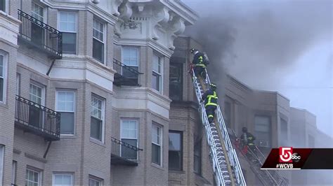 7 Alarm Fire Guts Boston Apartment Building Youtube