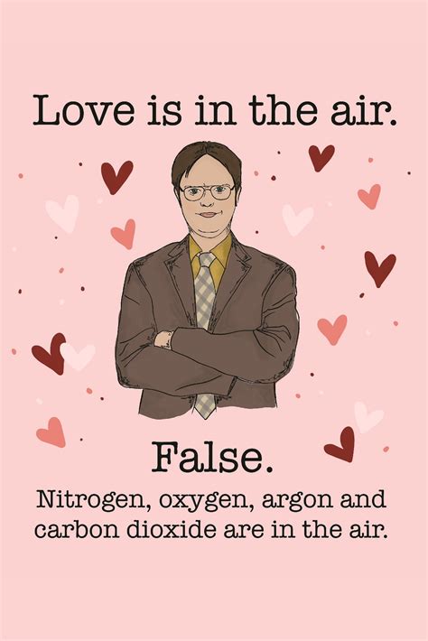 The Office Valentines Day Card Dwight Schrute Etsy