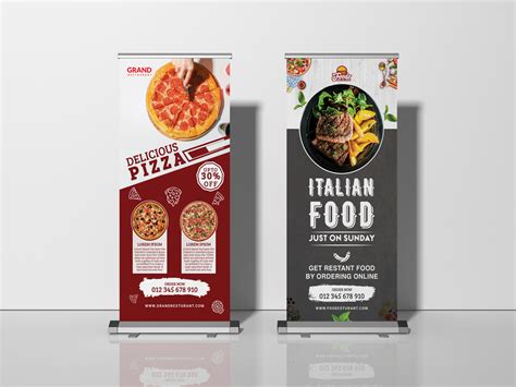 Restaurant Roll Up Banner Design 2020 By Md Rahmat Ali On Dribbble