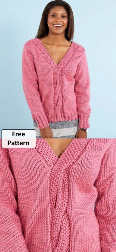Womens Cable Knit Sweater Patterns Free To Download