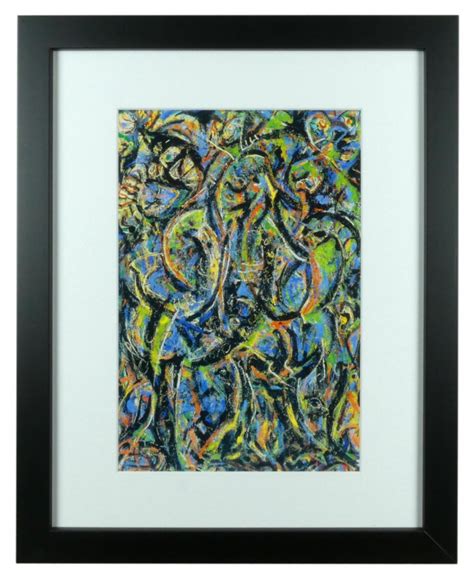 Jackson Pollock Gothic Custom Framed Photo Pristine Auction