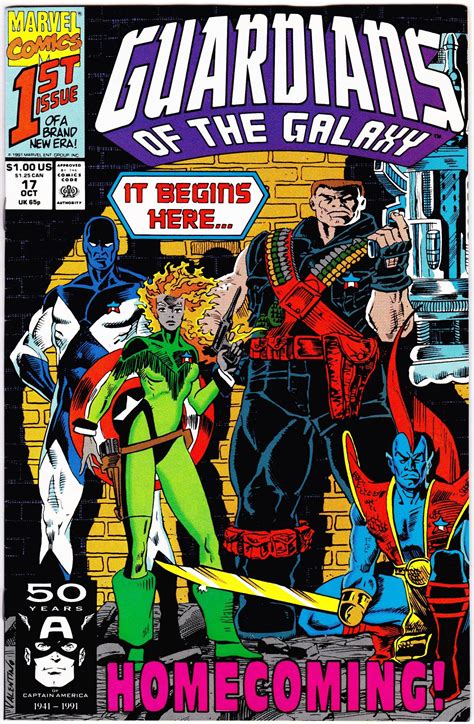 Guardians of the Galaxy 17 1st Series 1990 October 1991 | Etsy | Galaxy