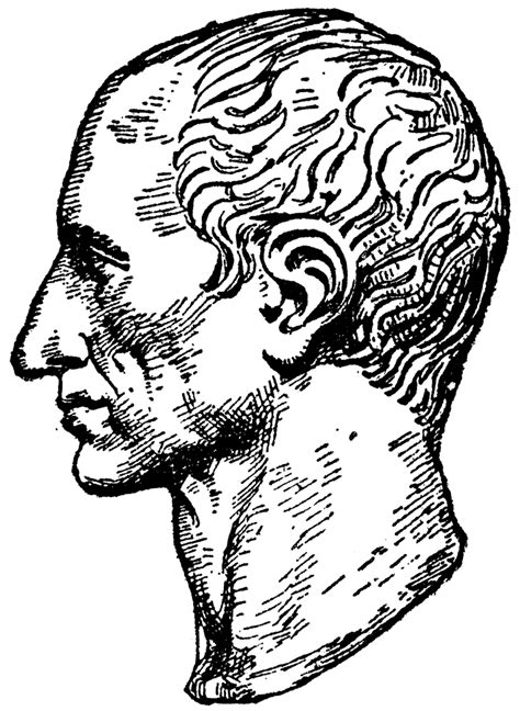 Bust Of Julius Caesar Clipart Etc