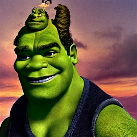 Krea Ai Arnold Schwarzenegger As Shrek