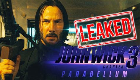 The victim was a member of the high table who ordered the open contract. Leaked: John Wick 3 Parabellum Movie Available for ...