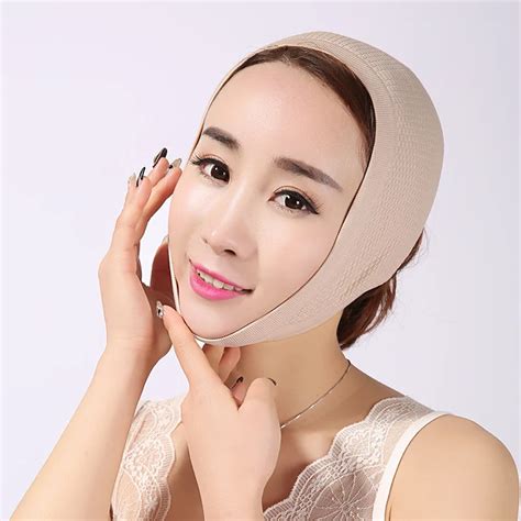 face v shaper facial slimming bandage relaxation lift up belt shape lift reduce double chin face