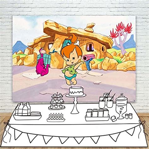 Ruru Pebbles Backdrop For Girl 1st Birthday Party Decorations 7x5 Vinyl