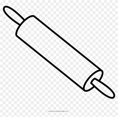 rolling pin coloring coloring pages