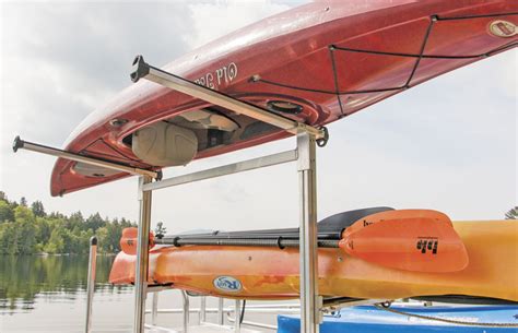 Dock Storage Racks For Canoes Kayaks And Other Crafts — The Dock Doctors