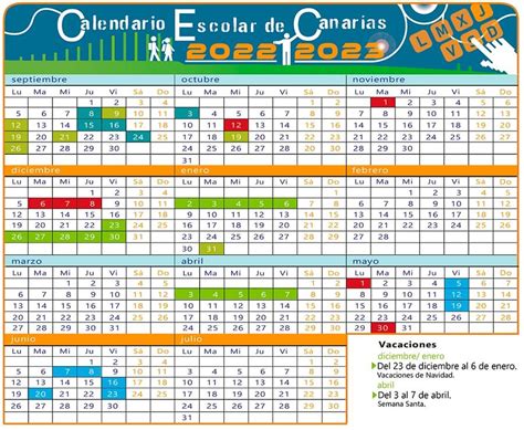 Calendario Escolar 2022 2023 Canarias Imagesee