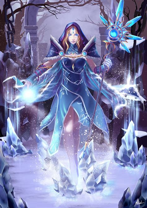 Crystal Maiden Phone Wallpapers Wallpaper Cave